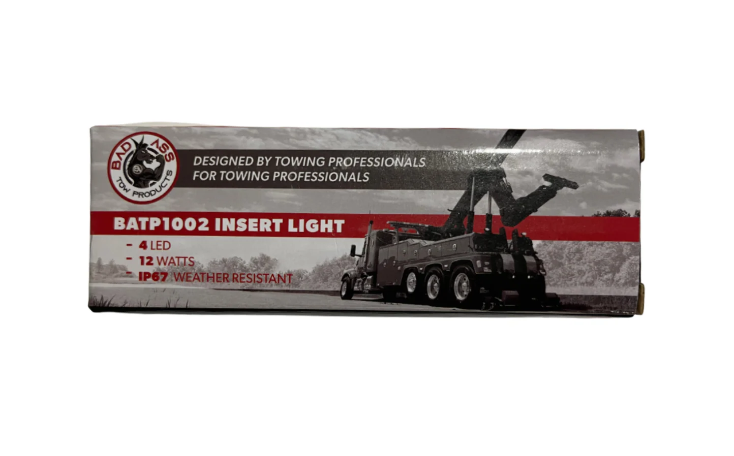 BATP 4-LED Warning Light, Red/White - Image 7