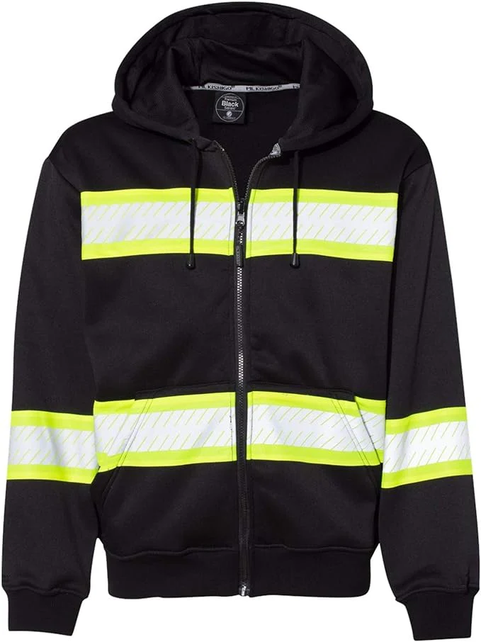 Kishigo Enhanced Visibility Heavyweight Hoodie (XXXL) - Image 2