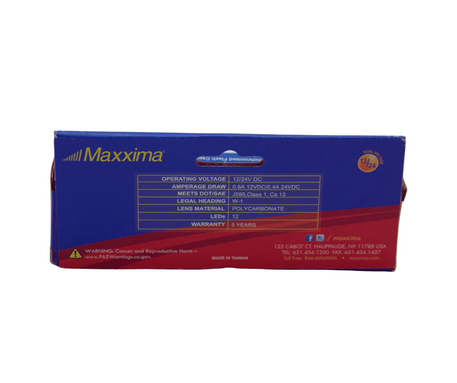 Maxxima Thin Dual Color LED Warning Light - Image 3