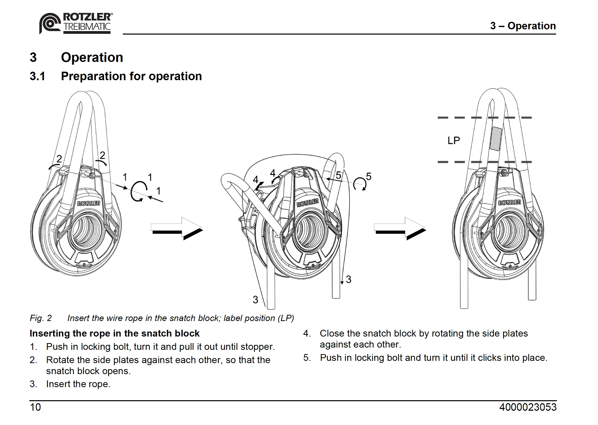 Rotzler Snatch Block- Maintenance Free - Image 12