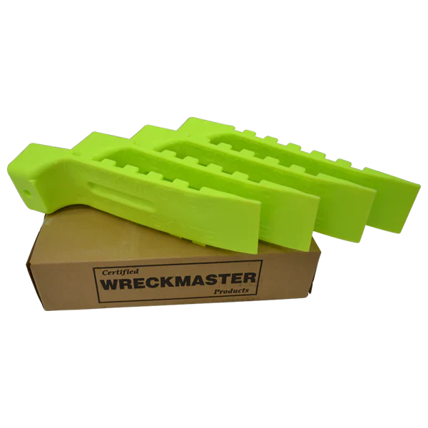 WreckMaster Neon Green Interlocking Tire Skate - Image 5